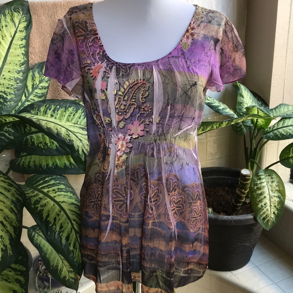 Simply Irresistible lightweight boho top - Picture 1 of 5